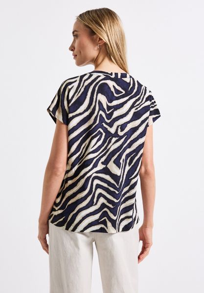 STREET ONE Kurzarmbluse aus softer Viskose günstig online kaufen