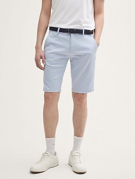 TOM TAILOR Bermudas Stretch Slim Chino Shorts mit Gürtel günstig online kaufen