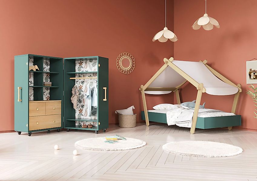 Demeyere GROUP Kinderkleiderschrank "Mini malle", Attraktives modernes Desi günstig online kaufen