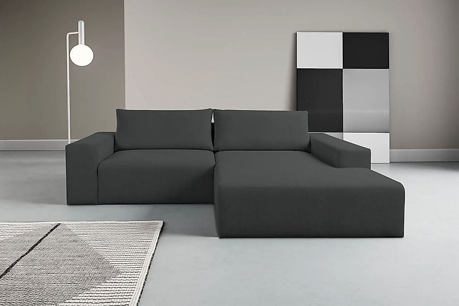 WERK2 Ecksofa "Rio, elegant und bequem, Breite 262cm, L-Form", Puristisches günstig online kaufen