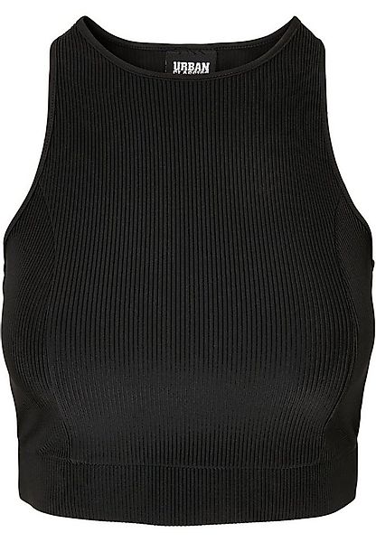 URBAN CLASSICS Sport-BH Urban Classics Damen Ladies Cropped Shiny Rib Top günstig online kaufen