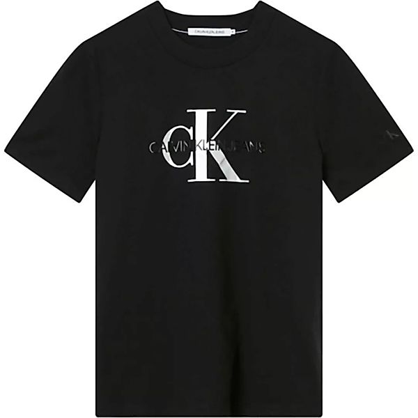 Calvin Klein Jeans Glossy Monogram Kurzärmeliges T-shirt M Ck Black günstig online kaufen