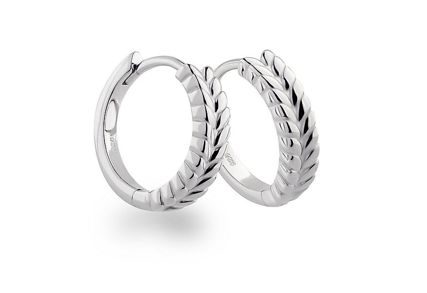 Schöner-SD Klappcreolen 15mm Silbercreolen mit Muster Creolen 925 Silber Rh günstig online kaufen