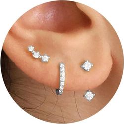 LuxusKollektion Schmuckset Ohrringe Silber 925 14K günstig online kaufen