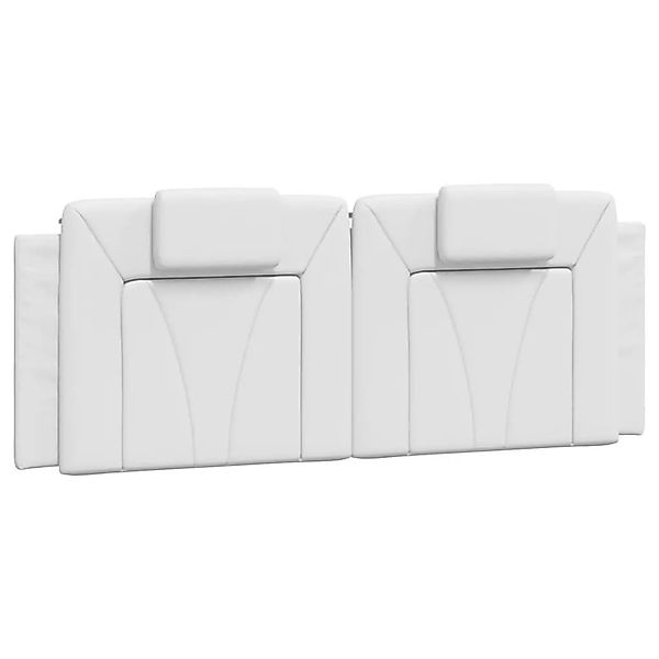 vidaXL Kopfteil-Kissen Viana Weiß 140 cm Kunstleder 374791 günstig online kaufen