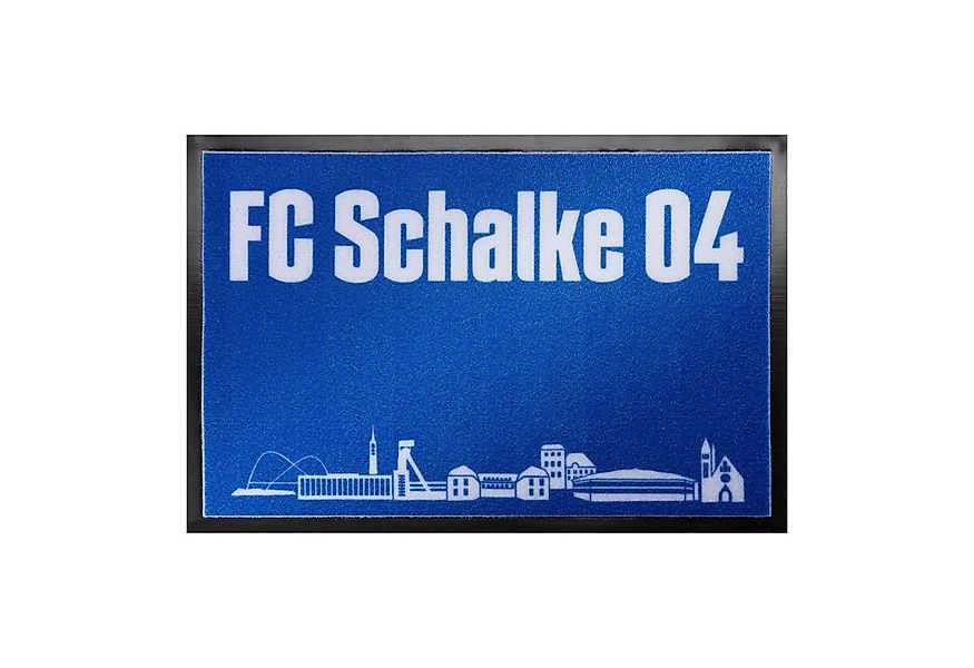 FC Schalke 04 Fußmatte Fußmatte Skyline, rechteckig günstig online kaufen