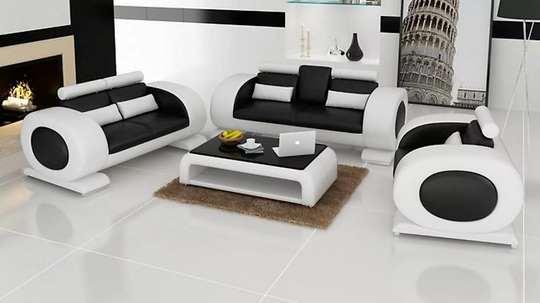 JVmoebel Sofa Sofagarnitur Design Couchen Sofas Polster 32 Sitzer Set Leder günstig online kaufen