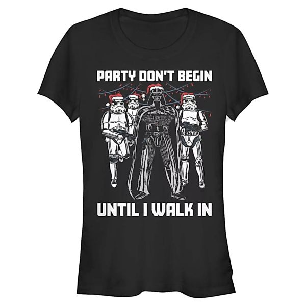 Star Wars - Darth Vader Party Dont Begin - Weihnachten - Frauen T-Shirt günstig online kaufen
