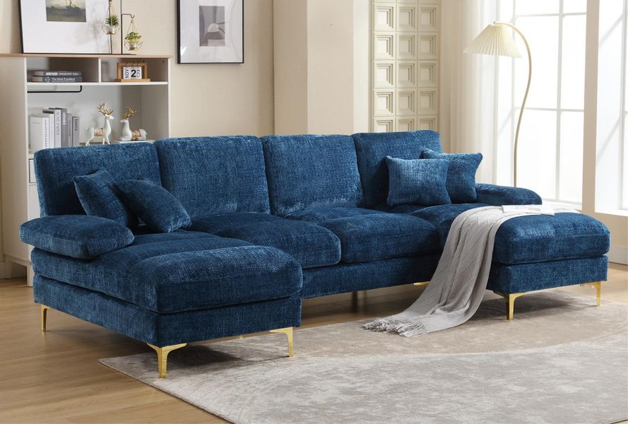 LVHOM Loungesofa mit Ottomane, 272x136x88 cm günstig online kaufen
