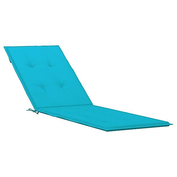 vidaXL Sitzauflage Liegestuhl-Auflage Türkis Oxford-Gewebe, (1 günstig online kaufen