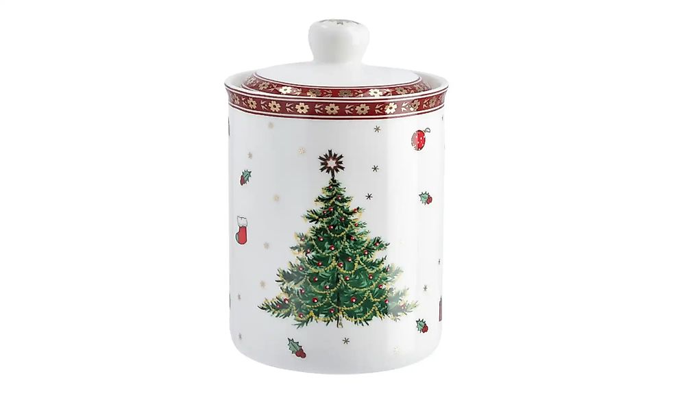 Peill+Putzler Keksdose Weihnachtsgeschirr Santa ¦ weiß ¦ Porzellan ¦ Maße ( günstig online kaufen