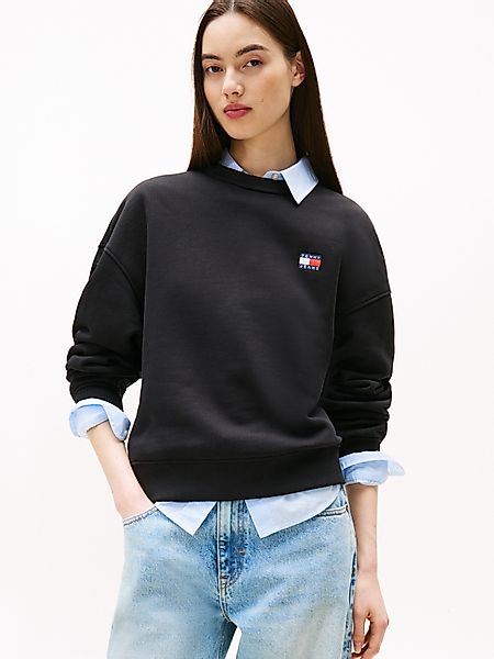 Tommy Jeans Sweatshirt "TJW BXY BADGE CREW" mit Logo-Badge günstig online kaufen