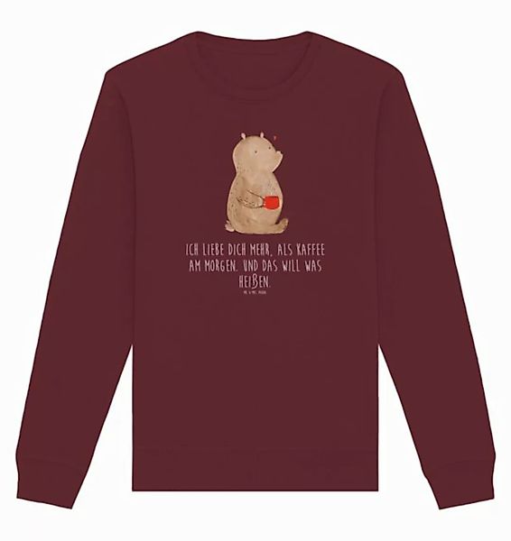 Mr. & Mrs. Panda Longpullover Größe XS Bär Morgenkaffee - Burgundy - Gesche günstig online kaufen