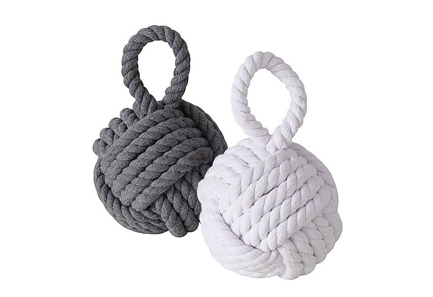 BOLTZE GRUPPE GmbH Bodentürstopper Boltze Türstopper Zuber 2er-Set in Grau günstig online kaufen