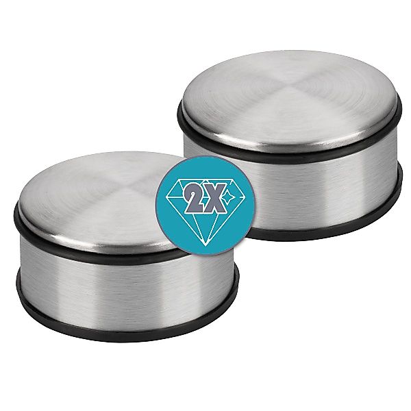 Goods+Gadgets Türstopper Türpuffer aus Edelstahl (Türhalter günstig online kaufen