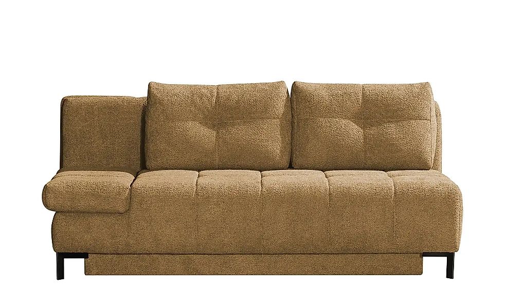 Querschläfer  aus Bouclé  Sammy ¦ gelb ¦ Maße (cm): B: 206 H: 98 T: 98.0 Po günstig online kaufen