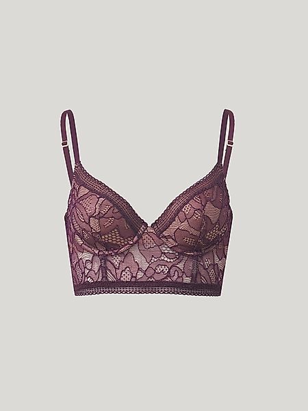 Wolford - Nets and Roses Crop Top Bra, Frau, plum, Größe: 75D günstig online kaufen