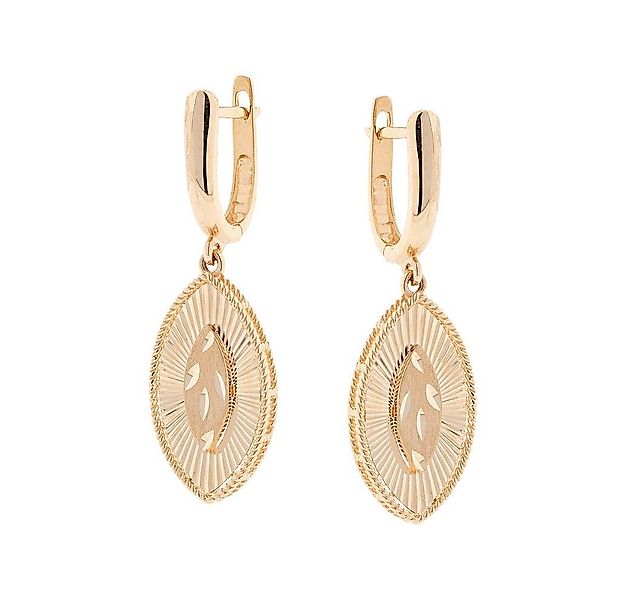 Golders Paar Ohrhänger Ohrringe aus 585 Rotgold (Set, 2-tlg), 585 Rotgold G günstig online kaufen