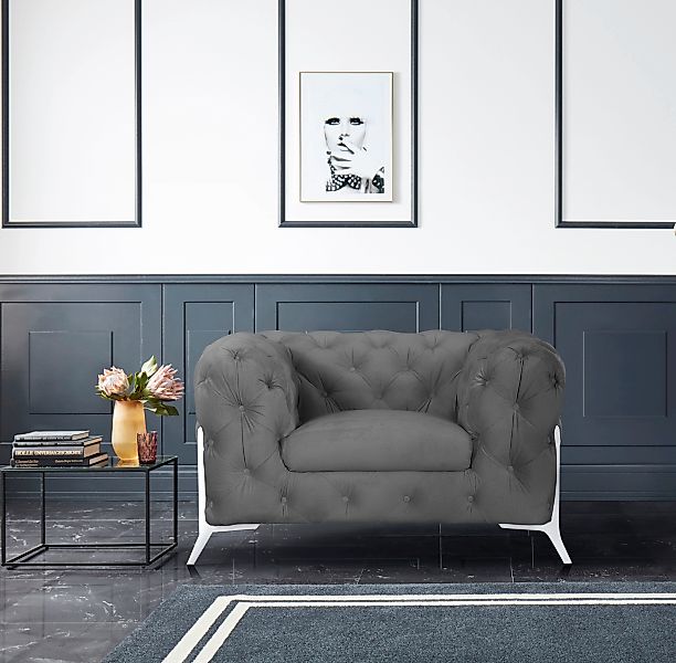 Leonique Chesterfield-Sessel »Amaury Sessel«, aufwändige Knopfheftung, mode günstig online kaufen