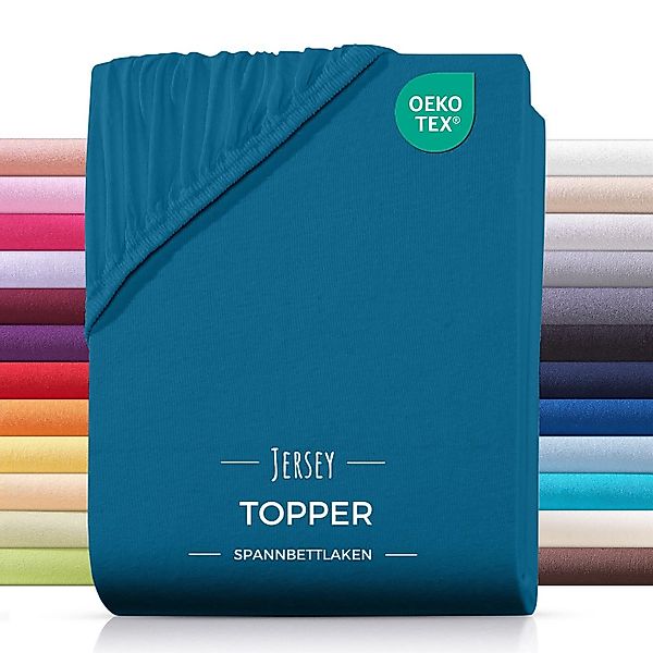 Carpe Sonno Spannbettlaken Topper Spannbetttuch Jersey 140x200 160x200 180x günstig online kaufen