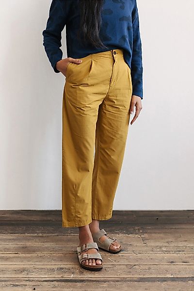 TWOTHIRDS Stoffhose Chiens - Mustard eleganter günstig online kaufen
