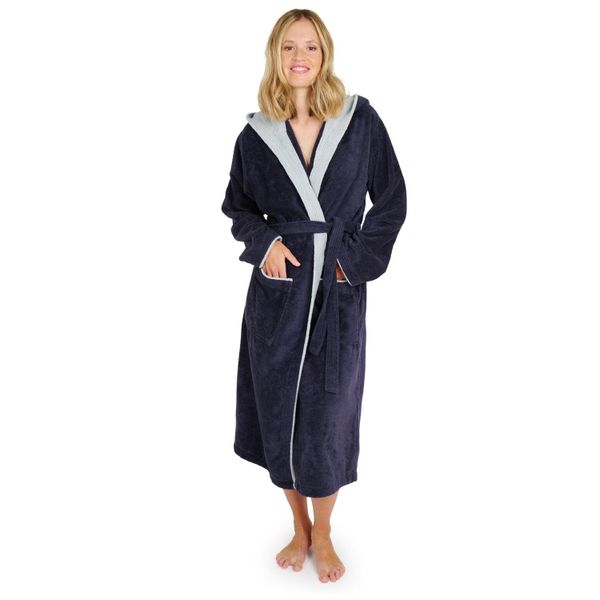 Blumtal Bademantel Damen, mit gefütterter Kapuze, günstig online kaufen