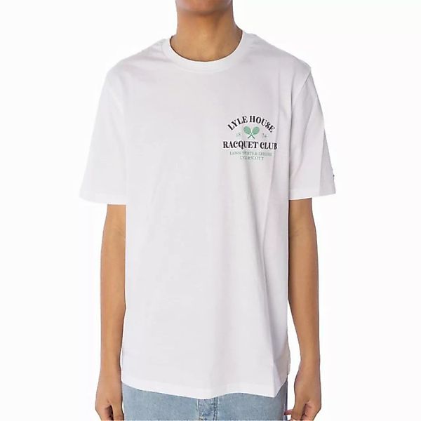 Lyle & Scott T-Shirt T-Shirt Lyle & Scott Racquet Club Graphi, G L, F white günstig online kaufen