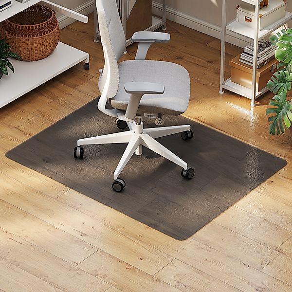 HOMCOM Bodenschutzmatte 90 x 120 cm Bürostuhl Unterlage in Schwarz, Kratzfe günstig online kaufen
