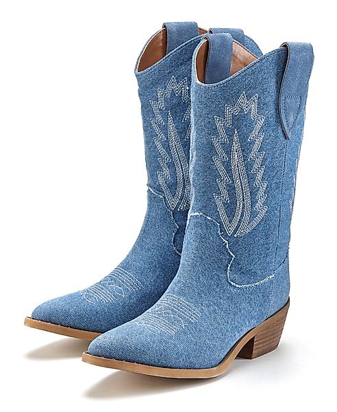 LASCANA Cowboy Boots Cowboy Stiefelette, Western günstig online kaufen