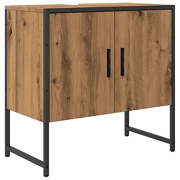 vidaXL Badezimmerspiegelschrank Waschbeckenunterschrank Artisan-Eiche 60x33 günstig online kaufen