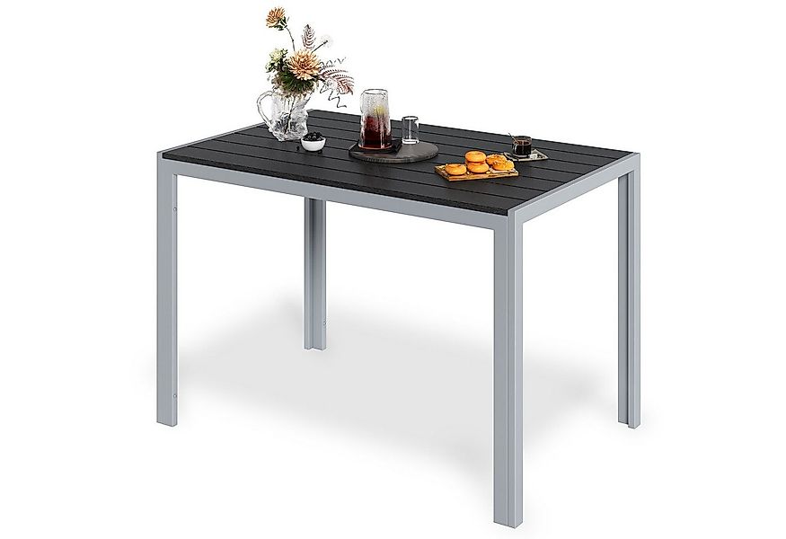 TLGREEN Gartentisch 110x70cm WPC Balkontisch,Rechteckiger Terrassentisch, E günstig online kaufen