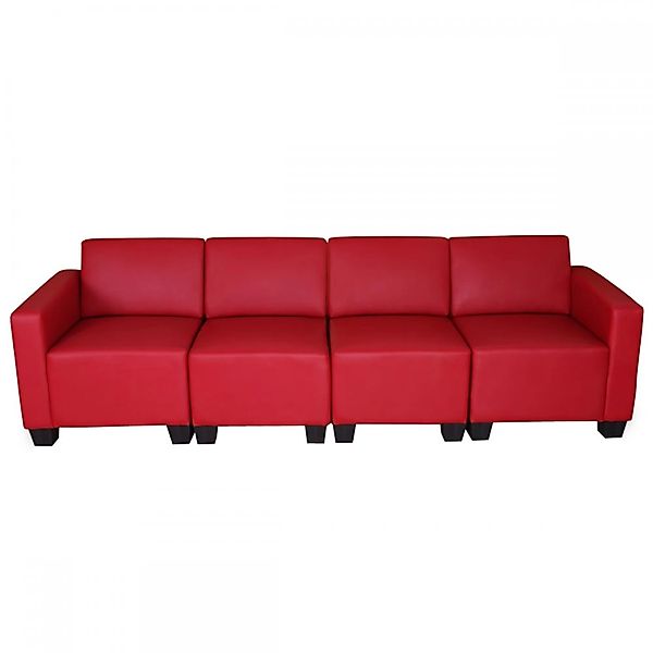 MCW 4-Sitzer Sofa Moncalieri Rot günstig online kaufen