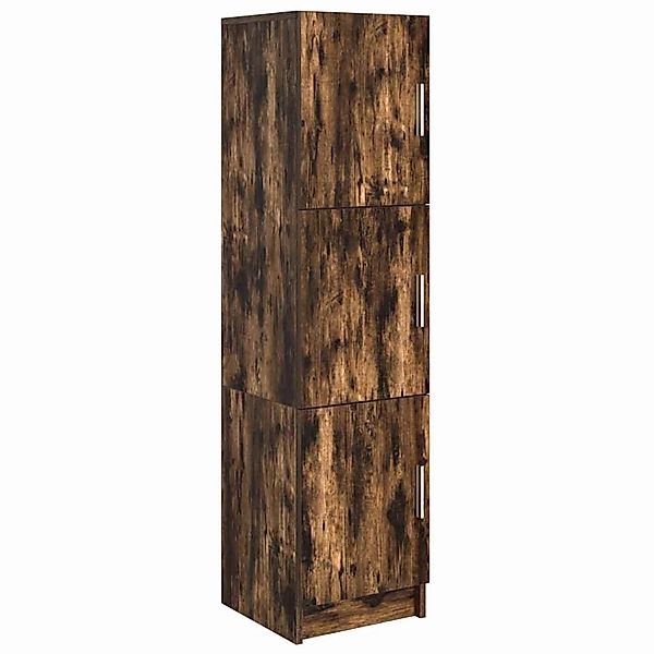 vidaXL Highboard Räuchereiche 31,5 x 32 x 124 cm Holzwerkstoff 869350 günstig online kaufen