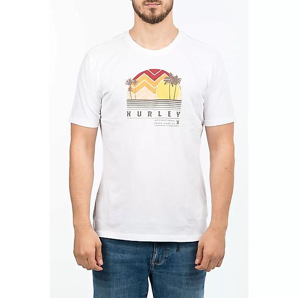 Hurley Everyday Washed A Far Kurzärmeliges T-shirt L White günstig online kaufen