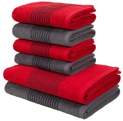 Bruno Banani Handtuch Set "Jassen, Duschtücher, Handtücher" Set 6 Walkfrott günstig online kaufen