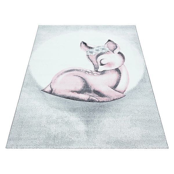 Ayyildiz Kinderteppich Bambi 830 Pink 120 cm x 170 cm günstig online kaufen