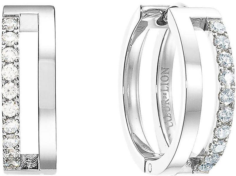 COEUR DE LION Paar Creolen Schmuck Geschenk Edelstahl Eternal Unity Würfelk günstig online kaufen