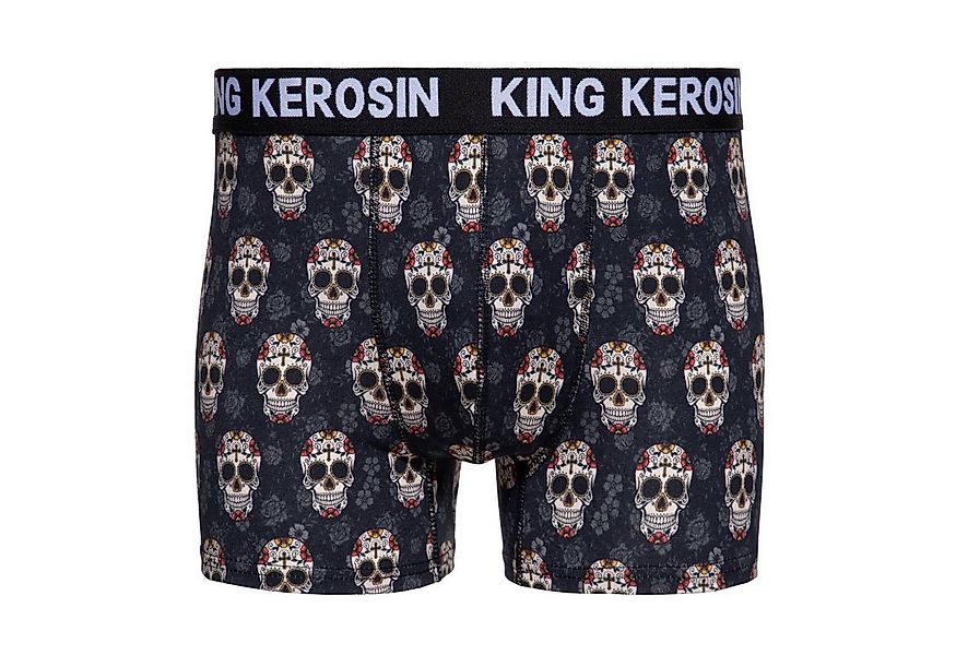 King Kerosin Boxershorts King Kerosin Herren Boxershorts "Sugar Skull" (Box günstig online kaufen
