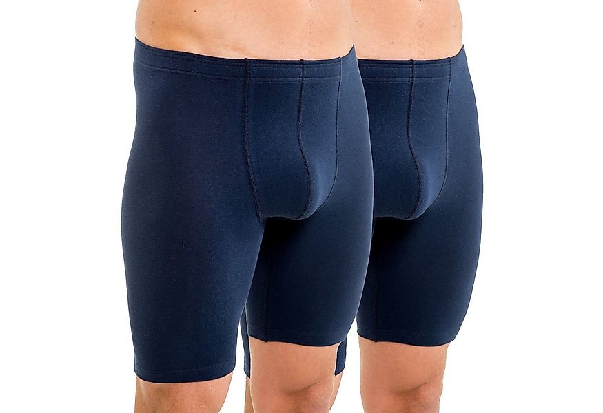 HERMKO Langer Boxer 8955 (Pack, 2er) Bio-Baumwolle/Elastan mit Webbund kurz günstig online kaufen