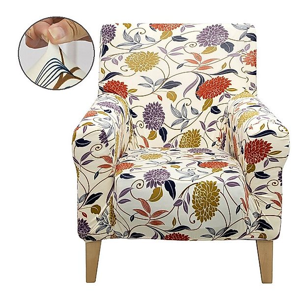 Rosnek Sofahusse Sofabezug 1 Sitzer Sesselhusse Sofaüberzug Elastisch Unive günstig online kaufen