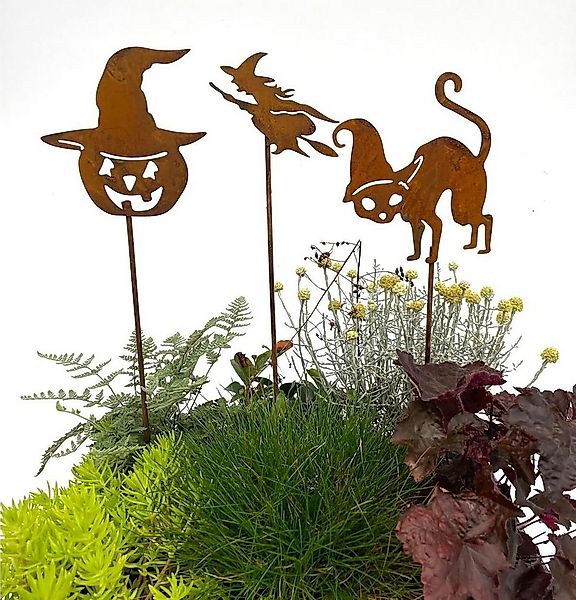 LB H&F Lilienburg Dekofigur 3er SET Deko Herbst Dekoration herbstlich Metal günstig online kaufen