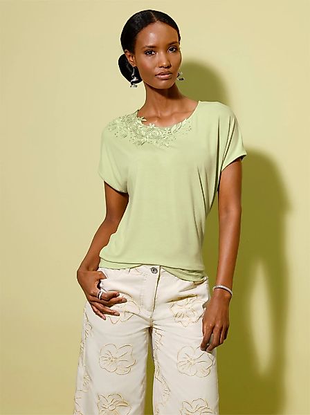 creation L Rundhalsshirt "Modal-Mix-Shirt" 1 tlg. günstig online kaufen