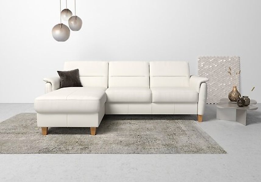Home affaire Ecksofa »Palmera L-Form, B: 244 cm« optional Bettfunktion & Be günstig online kaufen