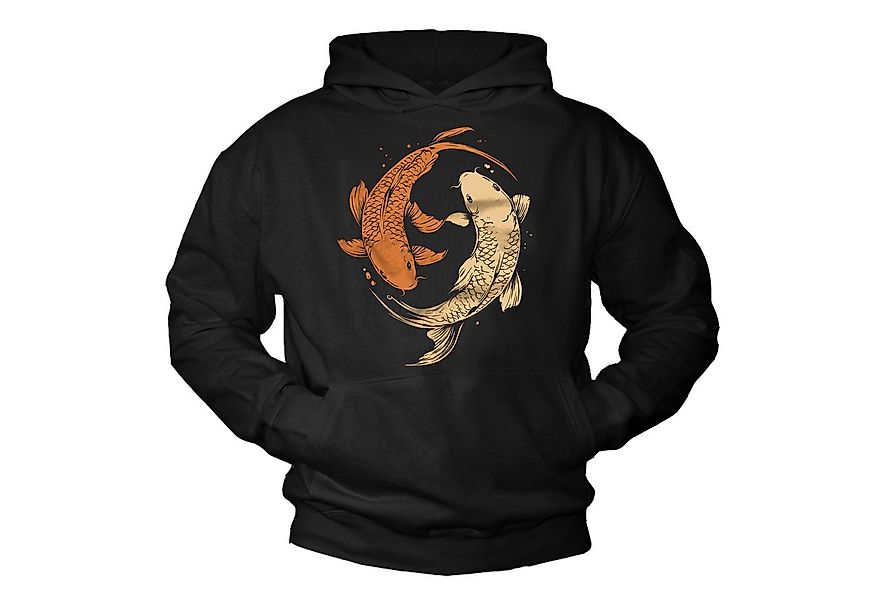 MAKAYA Kapuzenpullover Herren Yoga Motiv Namaste Sweatshirt Yin Yang Medita günstig online kaufen