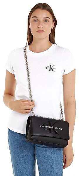 Calvin Klein Jeans Umhängetasche "SCULPTED EW FLAP CONV25 MONO" günstig online kaufen