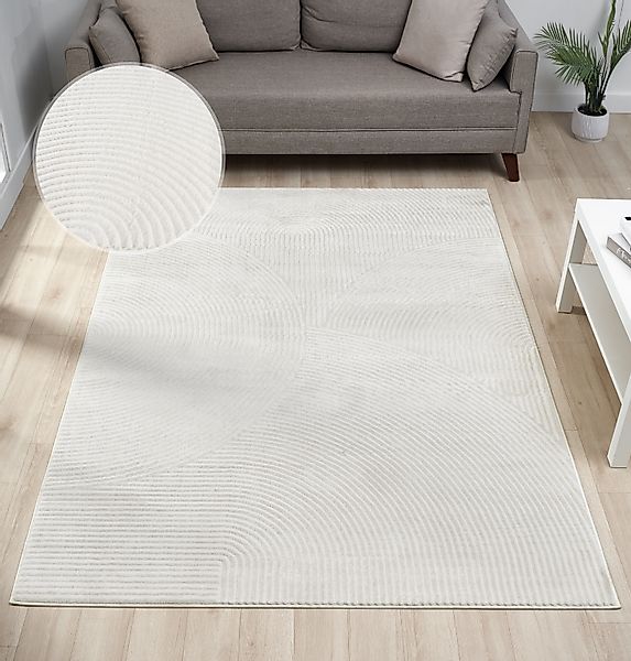 OTTO home Teppich »Bentori«, rechteckig, 11 mm Höhe, Modernes Design mit Bo günstig online kaufen