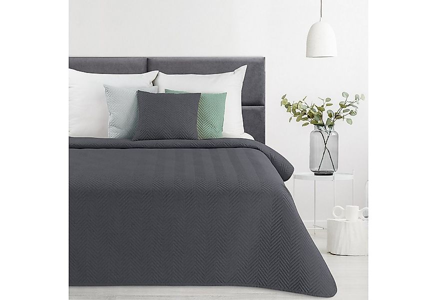 Eurofirany Bettüberwurf Steppdecke, Zweiseitiger Überwurf Tagesdecke 200x22 günstig online kaufen