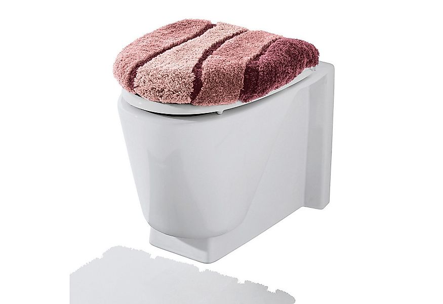REDBEST Badematte WC-Deckelbezug "Louisville", Höhe 20 mm, Gummizug:, Strei günstig online kaufen