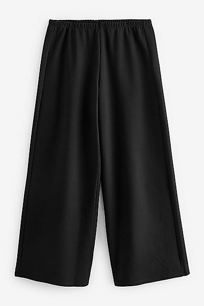 Next Stoffhose Jersey-Hose mit weitem Bein (1-tlg) günstig online kaufen