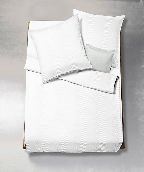fleuresse Bettwäsche "Jade Fischgrat" 2 Stk. tlg. günstig online kaufen